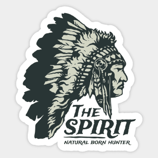 Natural Born Hunter Tees Sticker